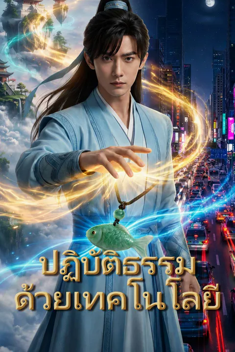 โปสเตอร์ ปฏิบัติธรรมด้วยเทคโนโลยี