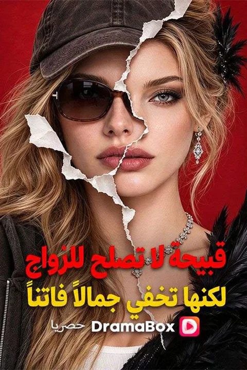 ملصق قبيحة لا تصلح للزواج، لكنها تخفي جمالًا فاتنًا