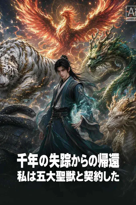 千年の失踪からの帰還 私は五大聖獣と契約したのポスター