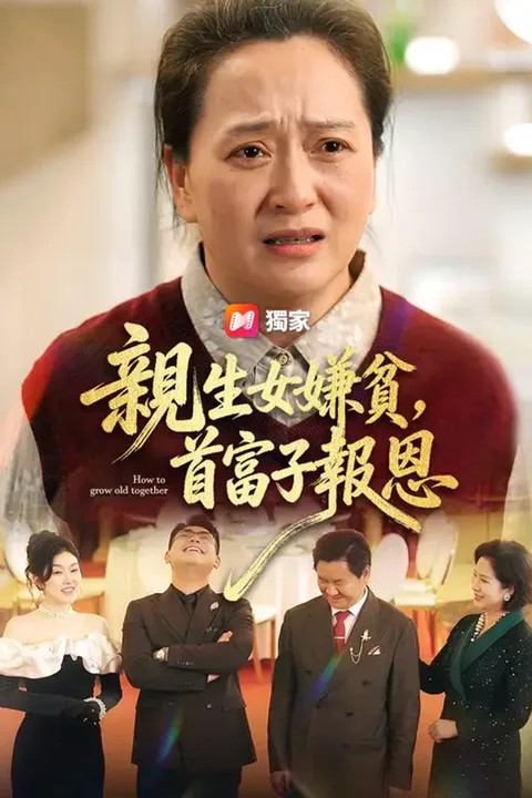 《親生女嫌貧，首富子報恩》海報