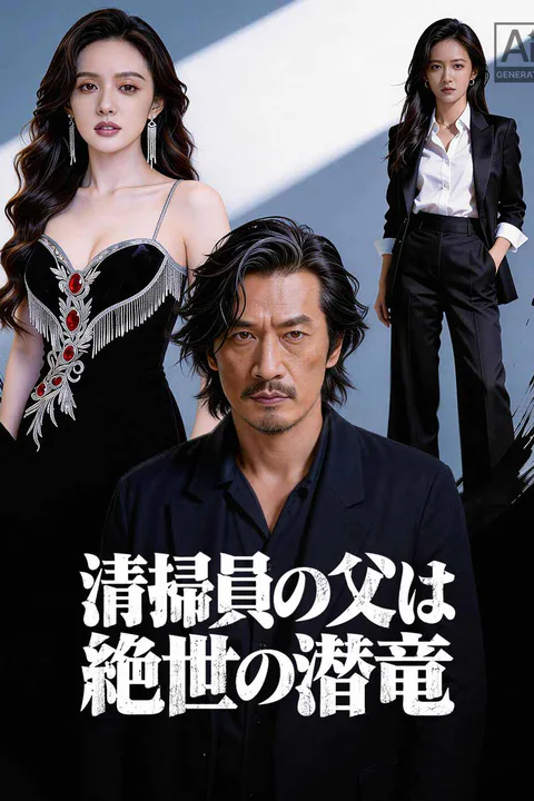 清掃員の父は絶世の潜竜のポスター