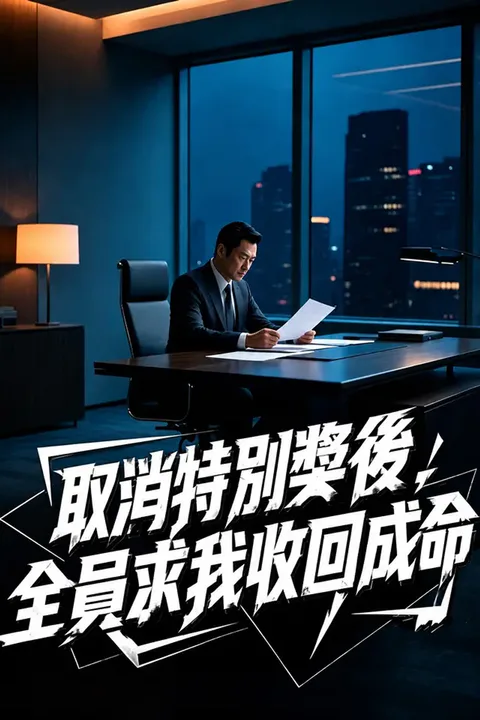《取消特別獎後，全員求我收回成命》海報