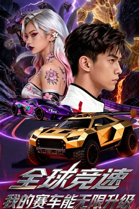 《全球競速我的賽車能無限升級》海報