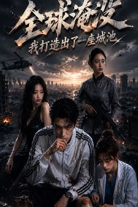 《全球淹沒我打造出了一座城池》海報