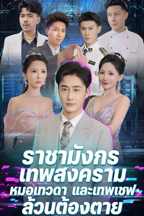 โปสเตอร์ ราชามังกร เทพสงคราม หมอเทวดา และเทพเชฟ ล้วนต้องตาย