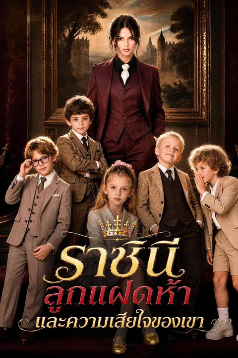 โปสเตอร์ ราชินี ลูกแฝดห้า และความเสียใจของเขา