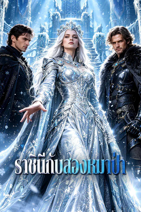 โปสเตอร์ ราชินีกับสองหมาป่า