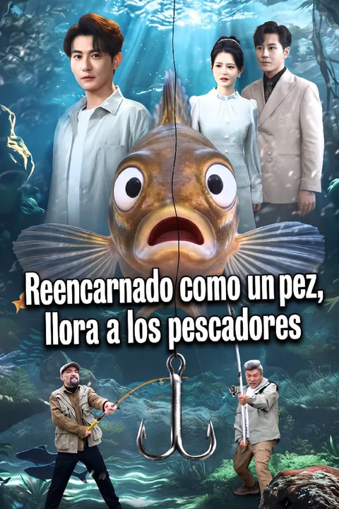 Póster de Reencarnado como un pez, llora a los pescadores