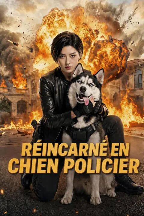 Affiche de Réincarné en chien policier