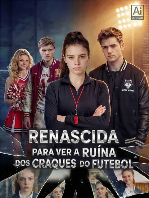 Pôster de Renascida para ver a ruína dos craques do futebol