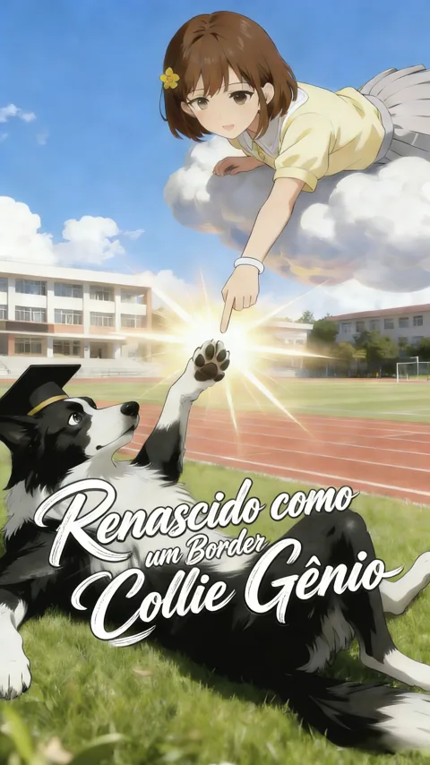 Pôster de Renascido como um Border Collie Gênio