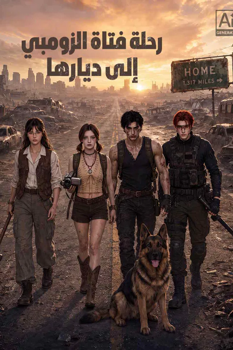 ملصق رحلة فتاة الزومبي إلى ديارها