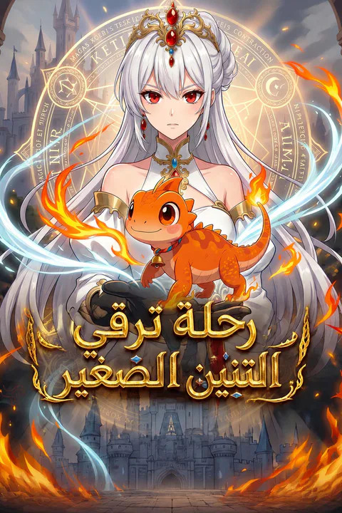 ملصق رحلة ترقي التنين الصغير