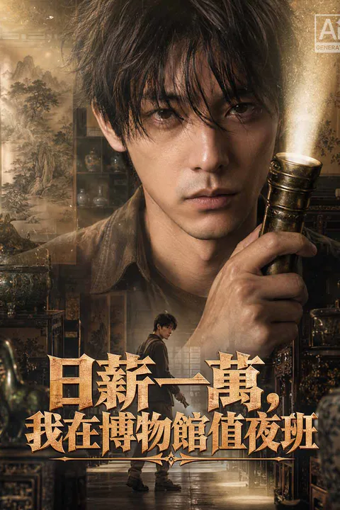 《日薪一萬，我在博物館值夜班》海報