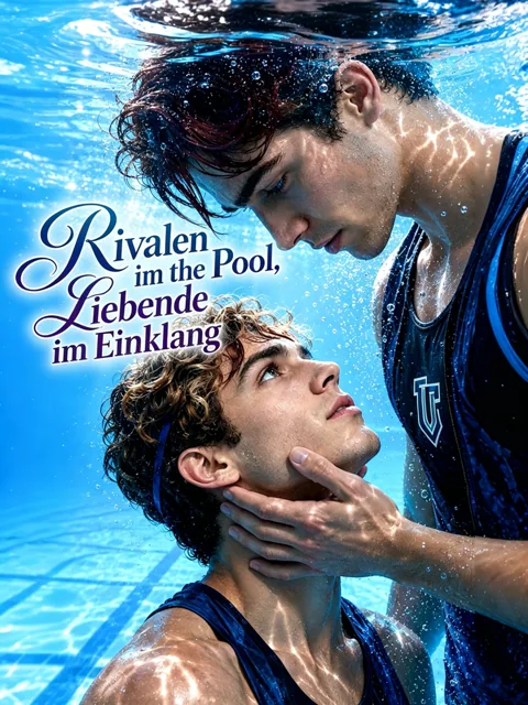 Poster von Rivalen im Pool, Liebende im Einklang