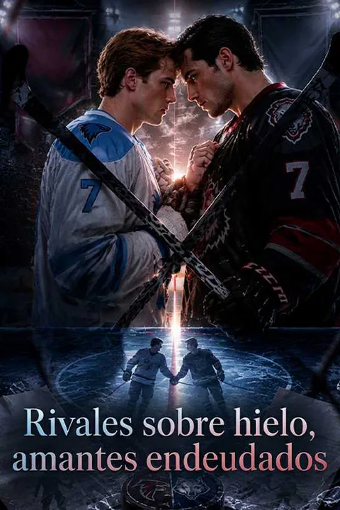 Póster de Rivales sobre hielo, amantes endeudados