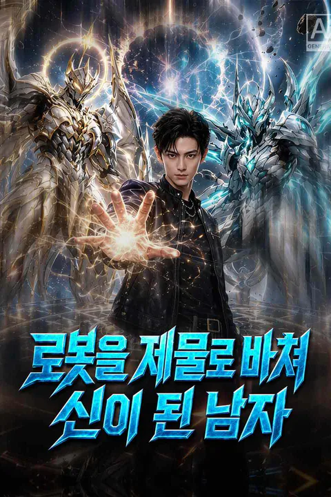 로봇을 제물로 바쳐 신이 된 남자 포스터