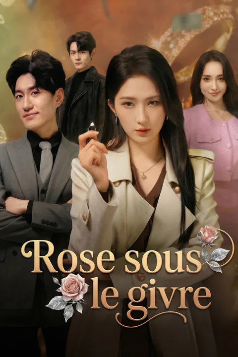 Affiche de Rose sous le givre