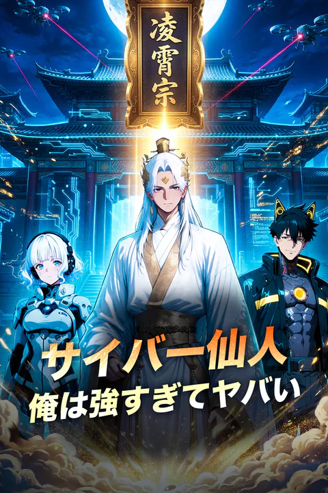 サイバー仙人俺は強すぎてヤバいのポスター
