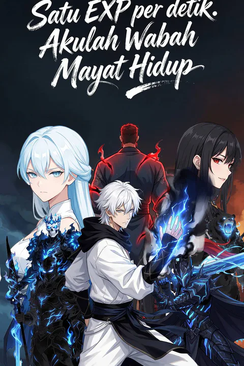 Poster Satu EXP per detik. Akulah Wabah Mayat Hidup