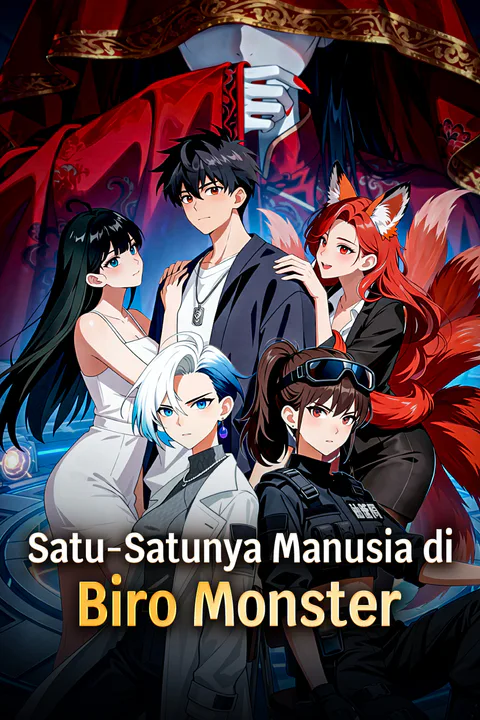 Poster Satu-Satunya Manusia di Biro Monster