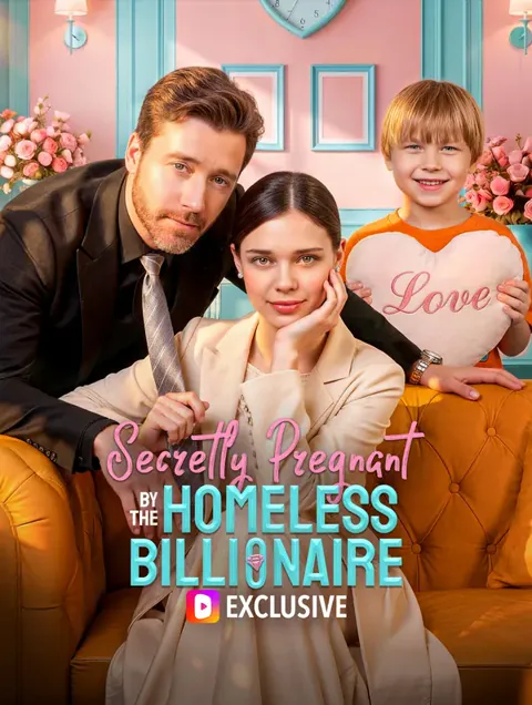 Secretly Pregnant by the Homeless Billionaire poster