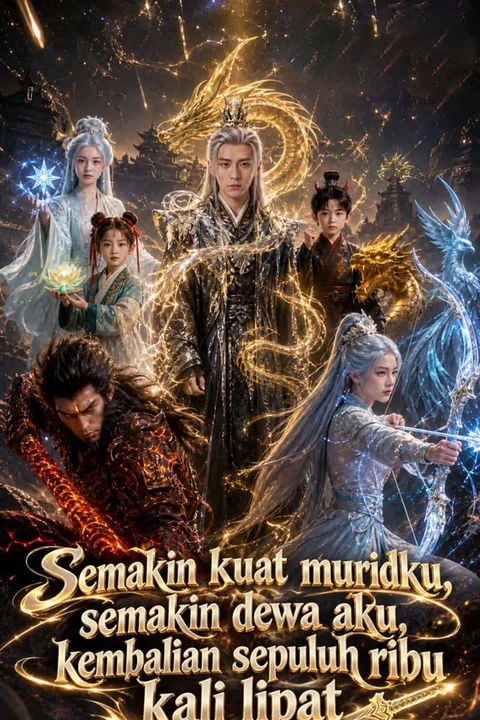 Poster Semakin kuat muridku, semakin dewa aku, kembalian sepuluh ribu kali lipat