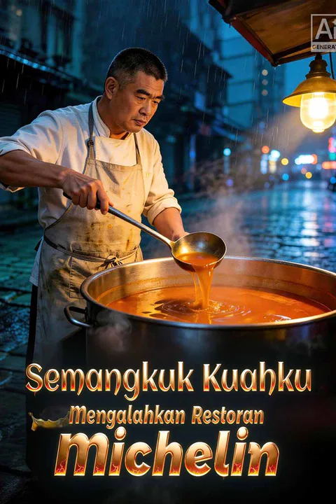 Poster Semangkuk Kuahku Mengalahkan Restoran Michelin