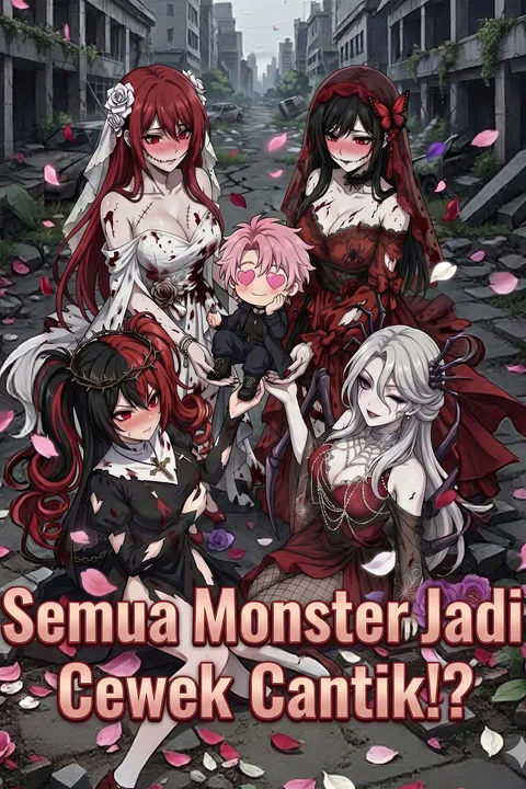 Poster Semua Monster Jadi Cewek Cantik!?