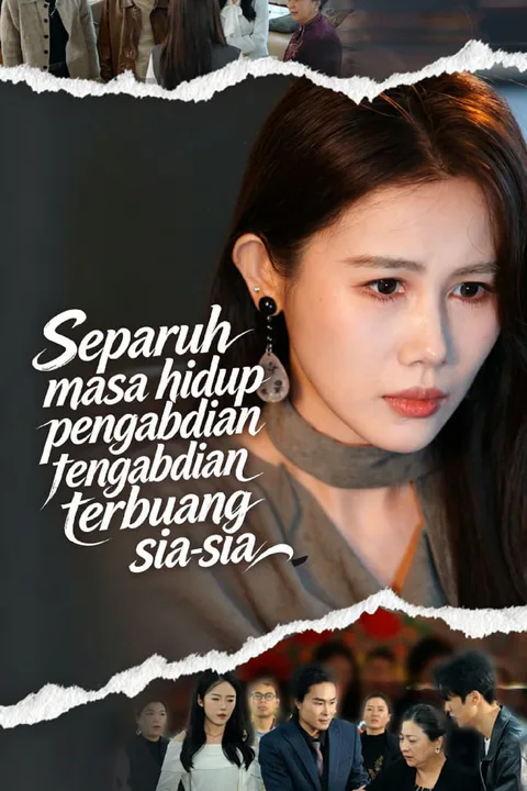 Poster Separuh masa hidup pengabdian terbuang sia-sia