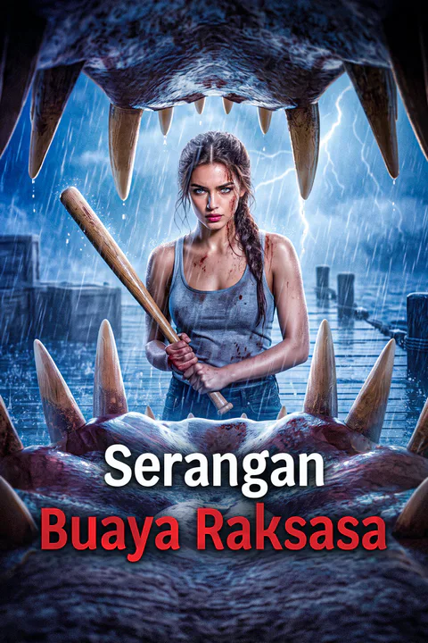 Poster Serangan Buaya Raksasa