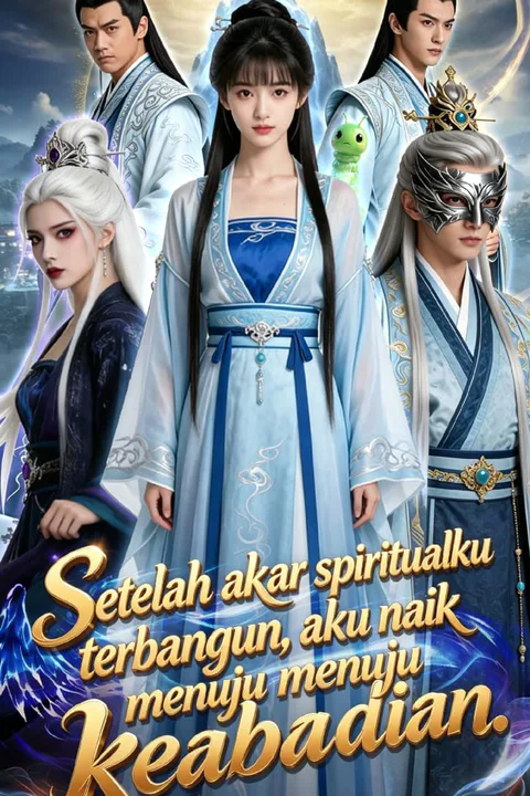 Poster Setelah akar spiritualku terbangun, aku naik menuju keabadian.