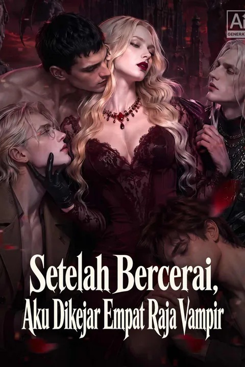 Poster Setelah Bercerai, Aku Dikejar Empat Raja Vampir