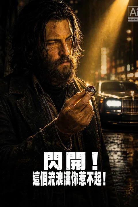 《閃開！這個流浪漢你惹不起！》海報