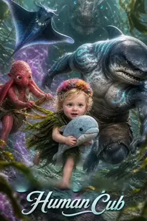 Shark Papa's Human Cub poster