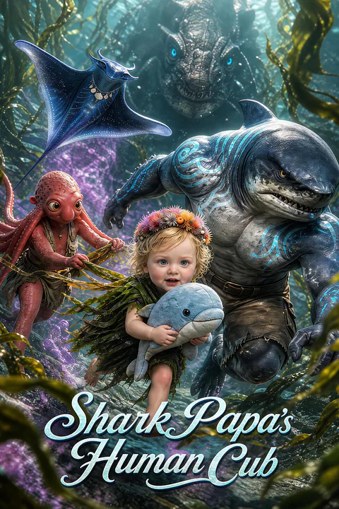 Shark Papa's Human Cub poster