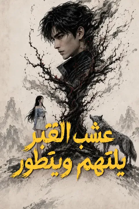 ملصق عشب القبر يلتهم ويتطور