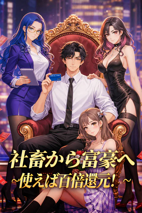 社畜から富豪へ~使えば百倍還元！~のポスター