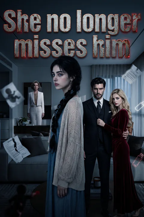 She no longer misses him. poster