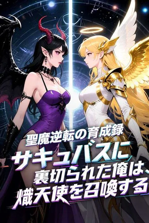 聖魔逆転の育成録：サキュバスに裏切られた俺は、熾天使を召喚するのポスター