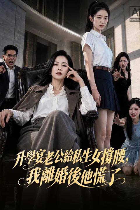 《升學宴老公給私生女撐腰，我離婚後他慌了》海報