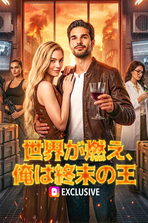 世界が燃え、俺は終末の王のポスター