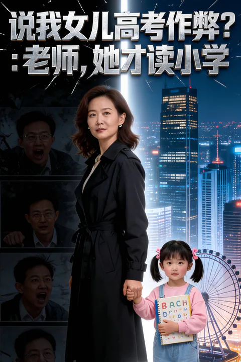 《说我女儿高考作弊？：老师，她才读小学》海报
