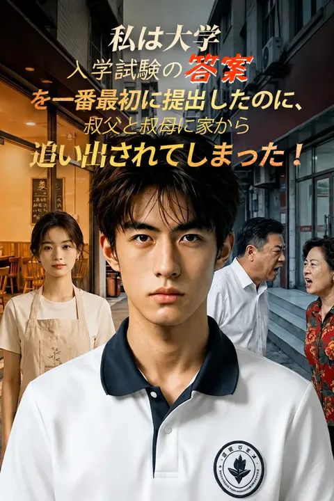 私は大学入学試験の答案を一番最初に提出したのに、叔父と叔母に家から追い出されてしまった！のポスター