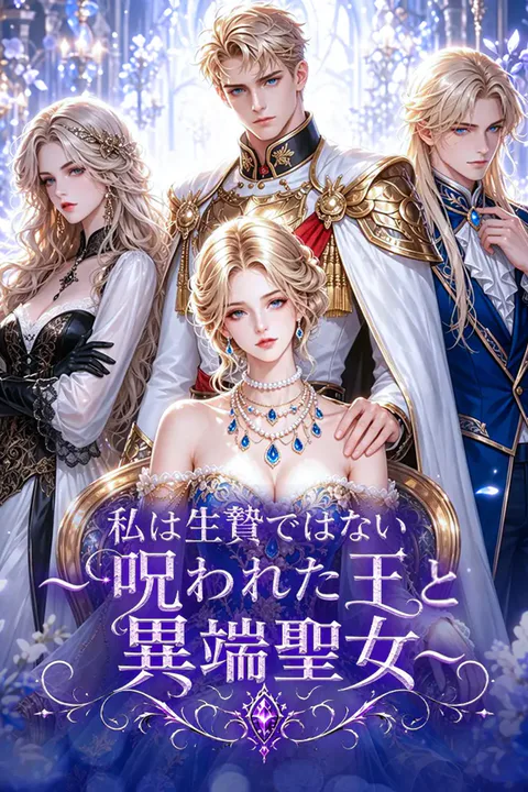 私は生贄ではない～呪われた王と異端聖女～のポスター