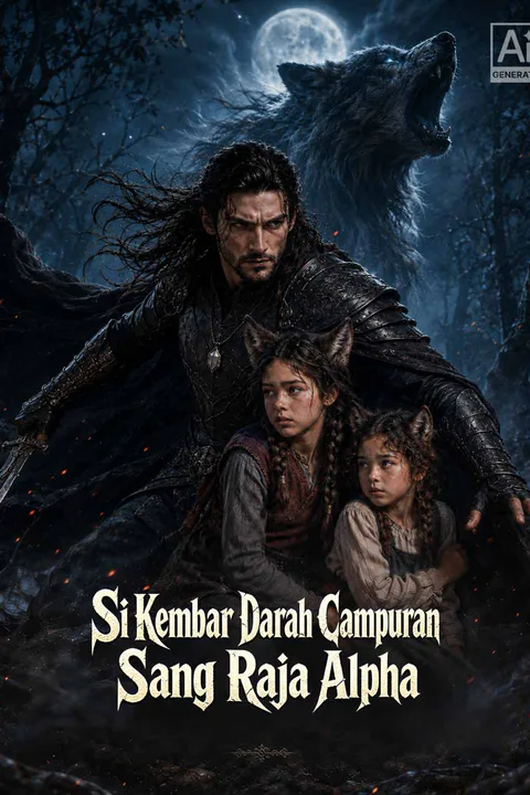 Poster Si Kembar Darah Campuran Sang Raja Alpha