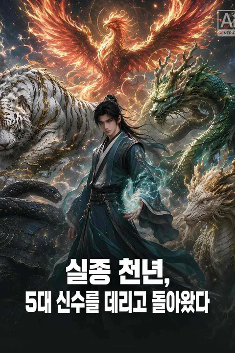 실종 천년, 5대 신수를 데리고 돌아왔다 포스터