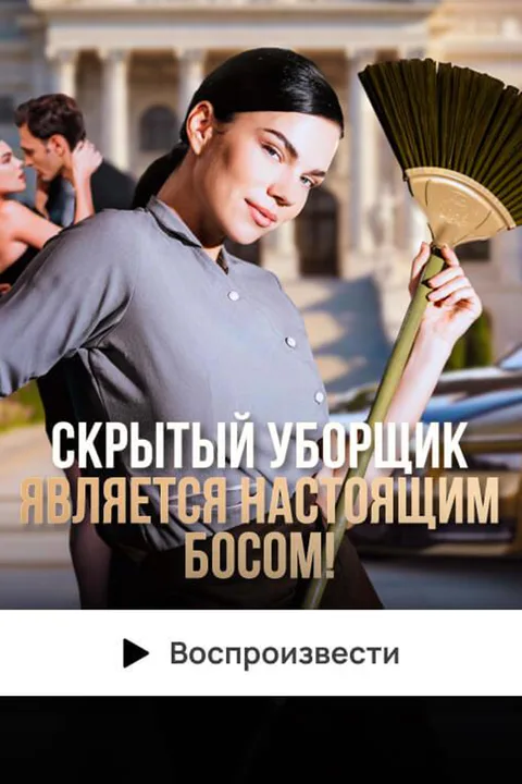 Постер «Скрытый уборщик является настоящим босом!»