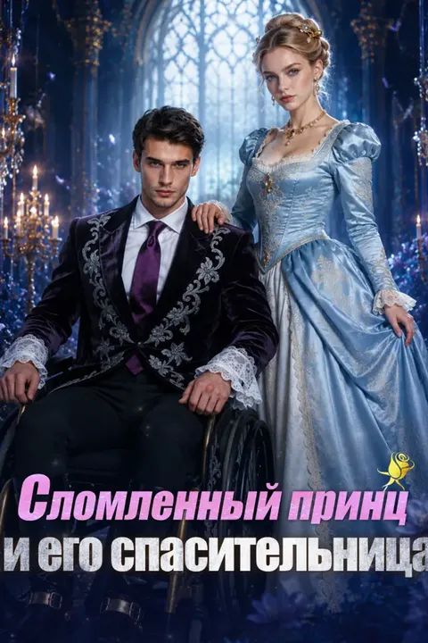 Постер «Сломленный принц и его спасительница»