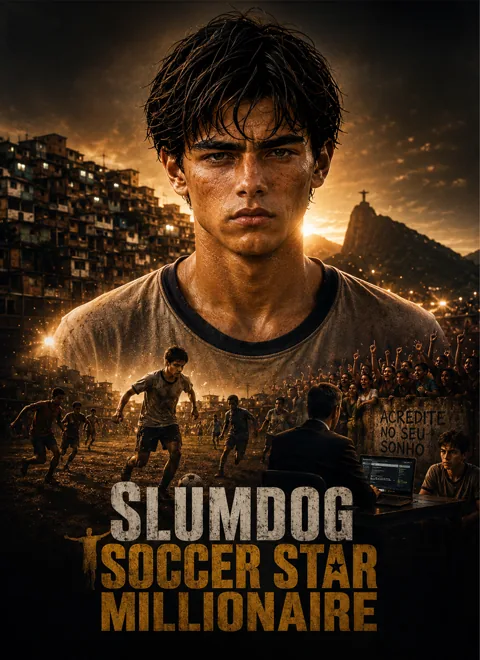Slumdog Soccer Star MIllionaire poster